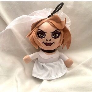 Bride of Chucky Tiffany Plush Clip Keychain Horror Movie Doll 6"